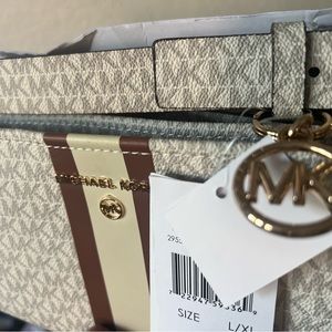New W Tags 100 % authentic Michael Kors monogram Belt Bag/ Fanny Pack